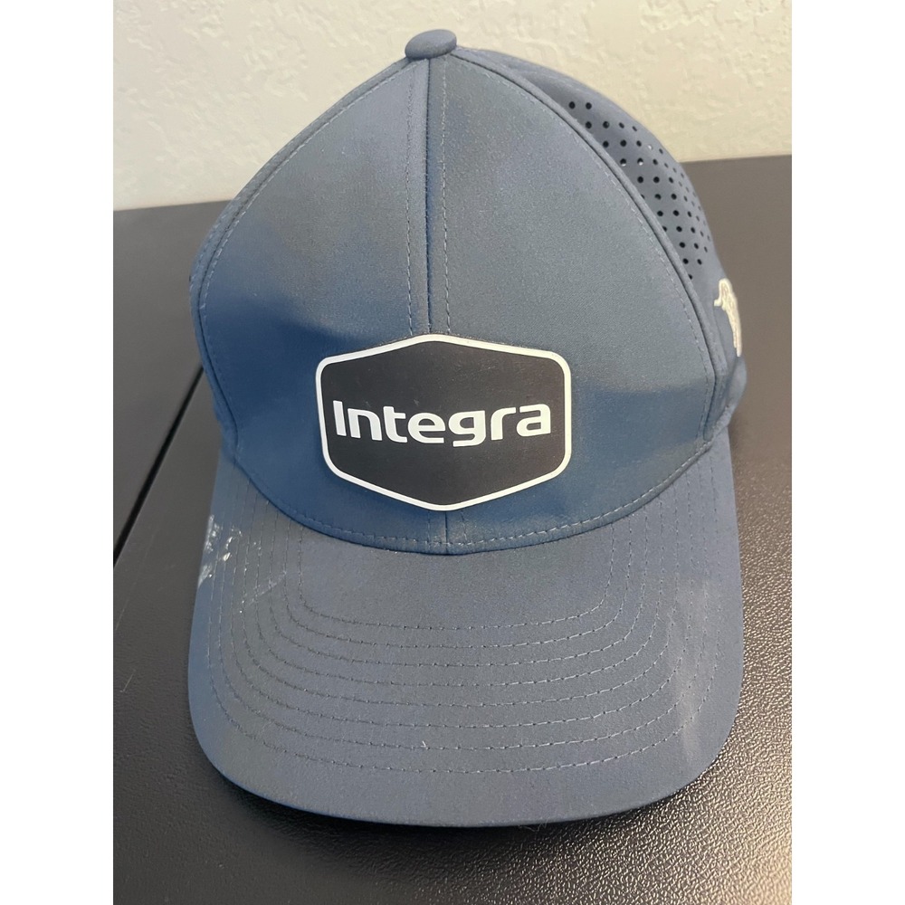 Integra Navy Hat Adjustable Strap Blue Ventilated Baseball‎ Cap